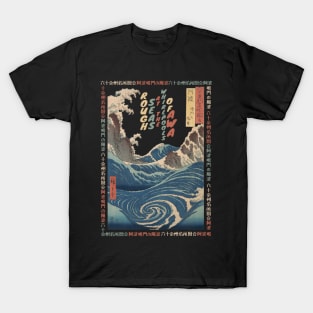 Rough Seas at the Whirlpools of Awa T-Shirt